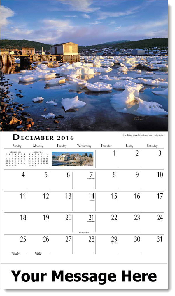 Atlantic Canada Calendar Maritime Provinces Promo Calendars