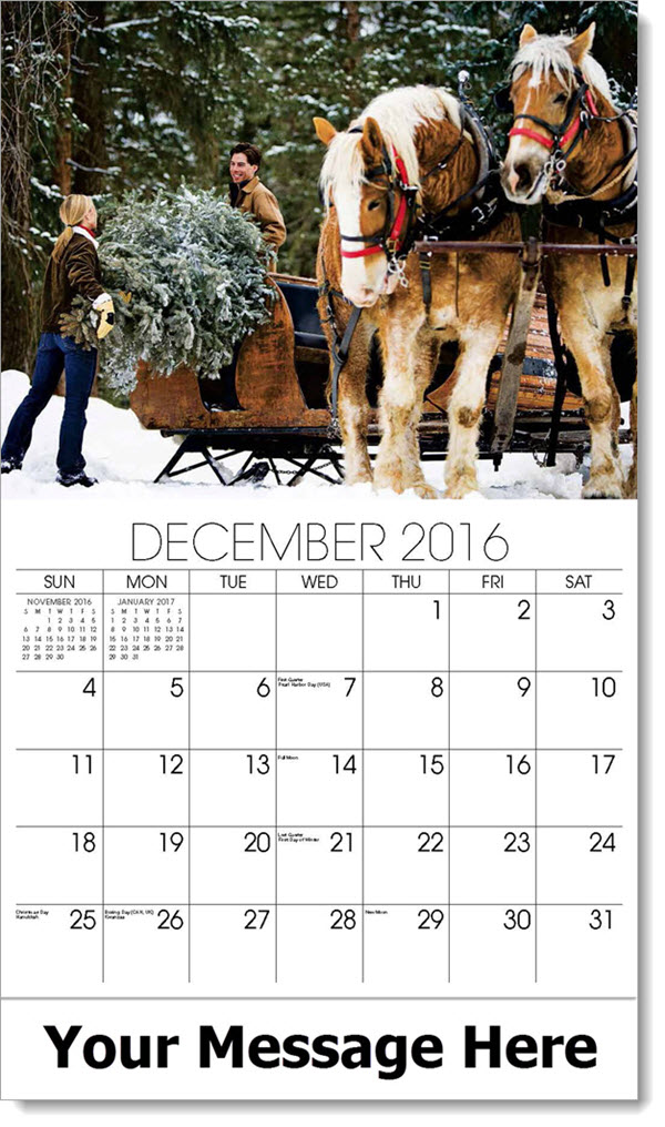 Country Spirit Rural America Country Life Promotional Calendar