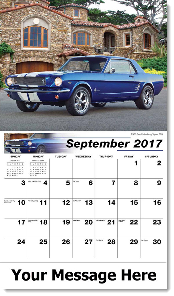 Ford Classics Wall Calendar Personalized Promotional calendar