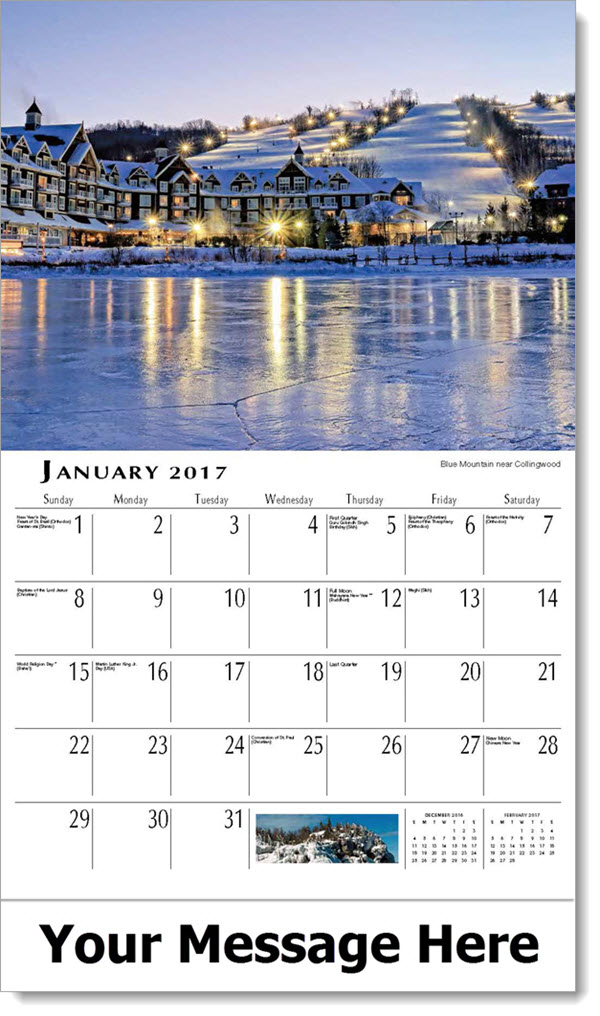 Scenes of Ontario Canada Calendar Ontario Scenic Calendar