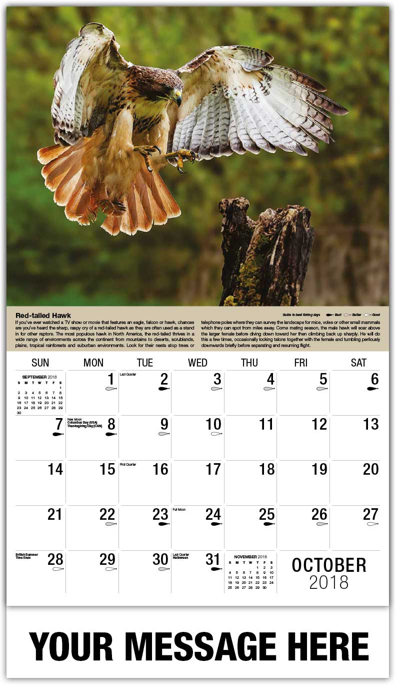 North American Wildlife Calendar 65¢ Business Promotional Calendars