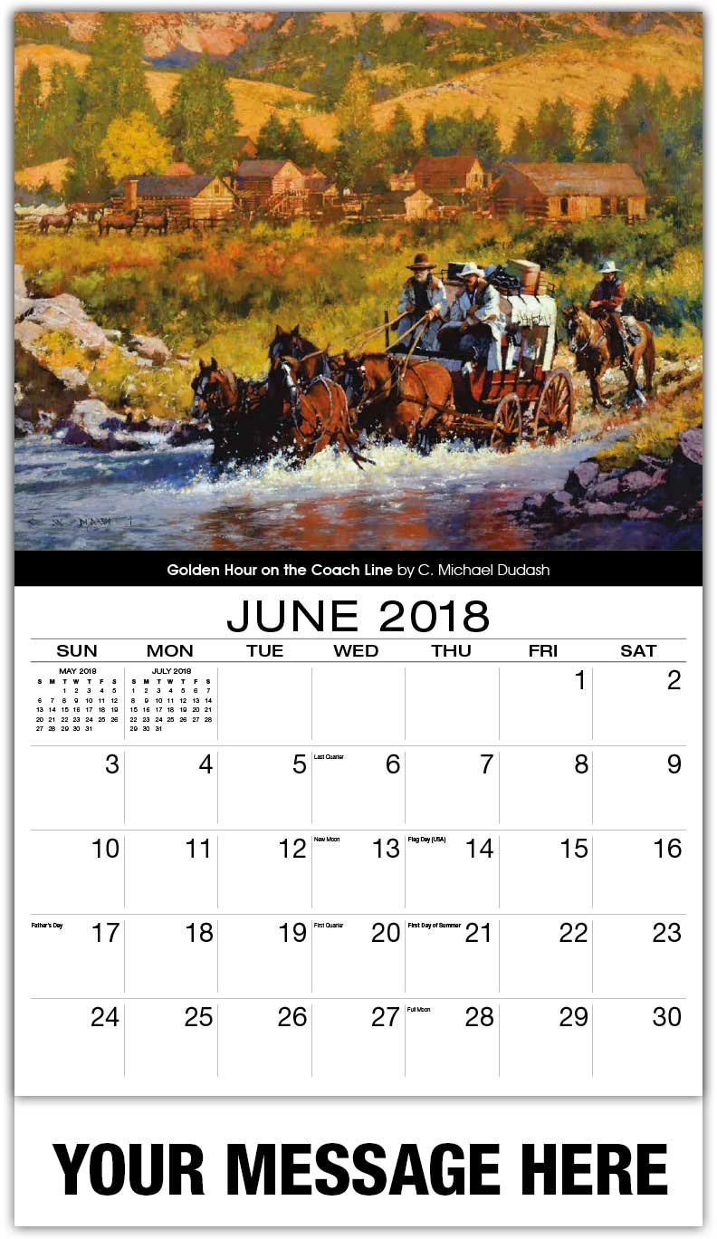 Old West Art Calendar Spirit of the West Promotional Wall Calendars