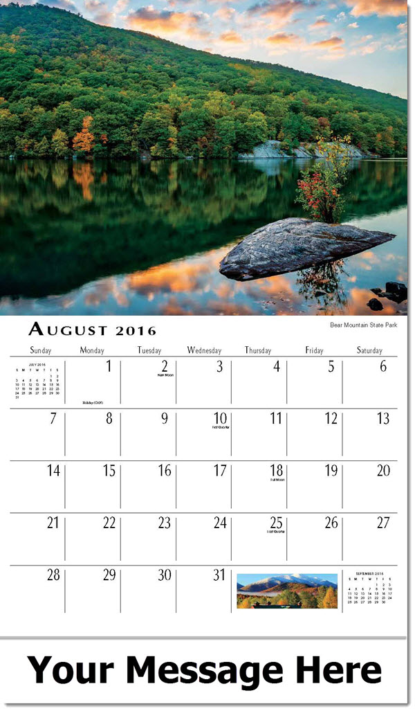 2016 Scenes of New York - New York State Scenic Calendar | Promotional