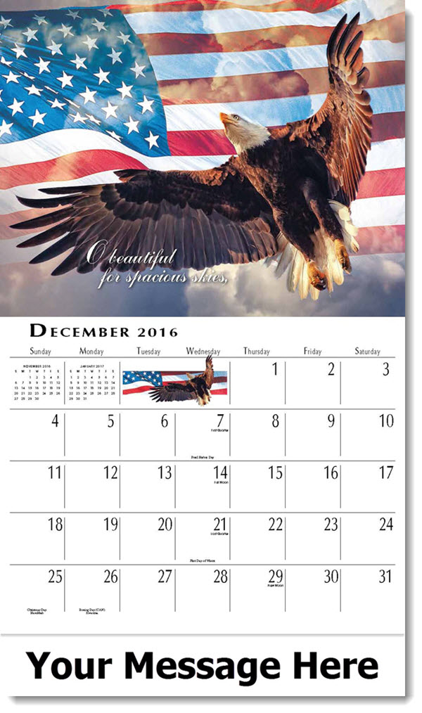 America the Beautiful Patriotic Calendars | US Patriotism Calendar