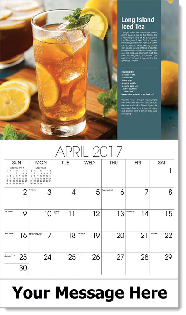 Cocktail and Drink Recipes | Mixology Promo Calendar