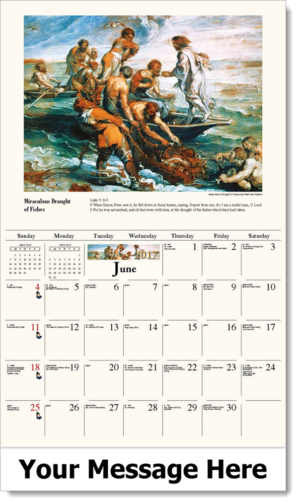 Catholic Wall Calendar | Fundraising | Liturgical Calendar