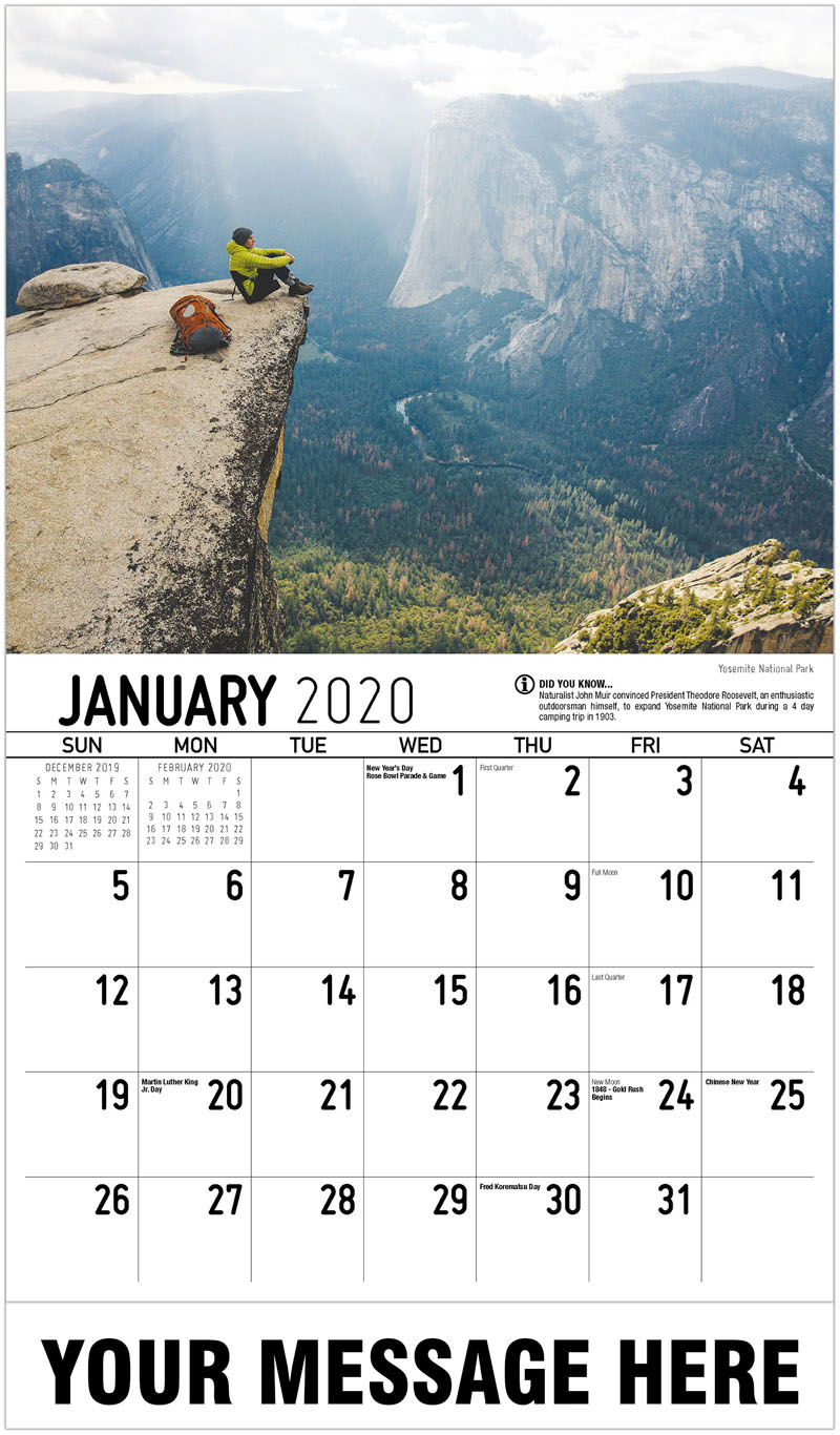 Scenes of California 2020 Promotional Calendar California Scenic Calendar