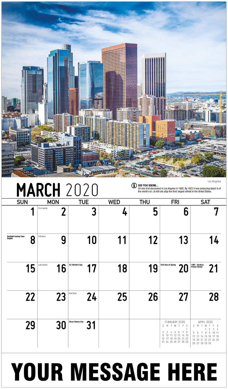 Scenes of California 2020 Promotional Calendar | California Scenic Calendar