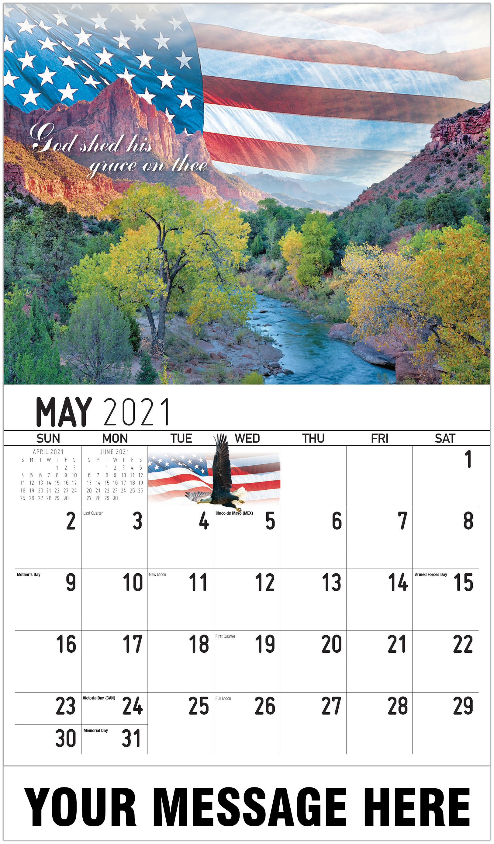 2021 Promotional Calendar America the Beautiful | US ...