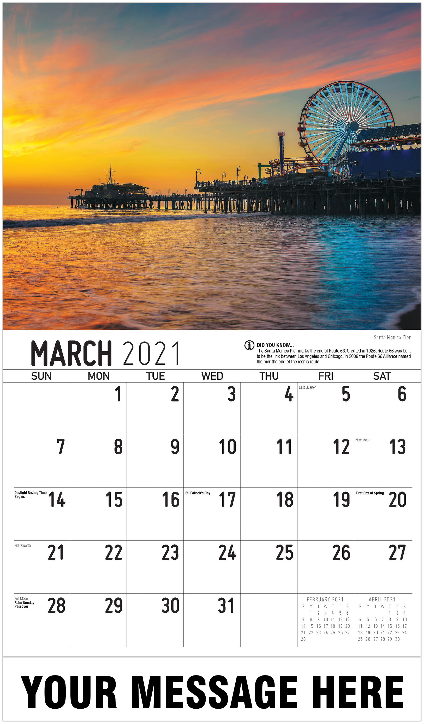 Scenes of California 2021 Promotional Calendar California Scenic Calendar