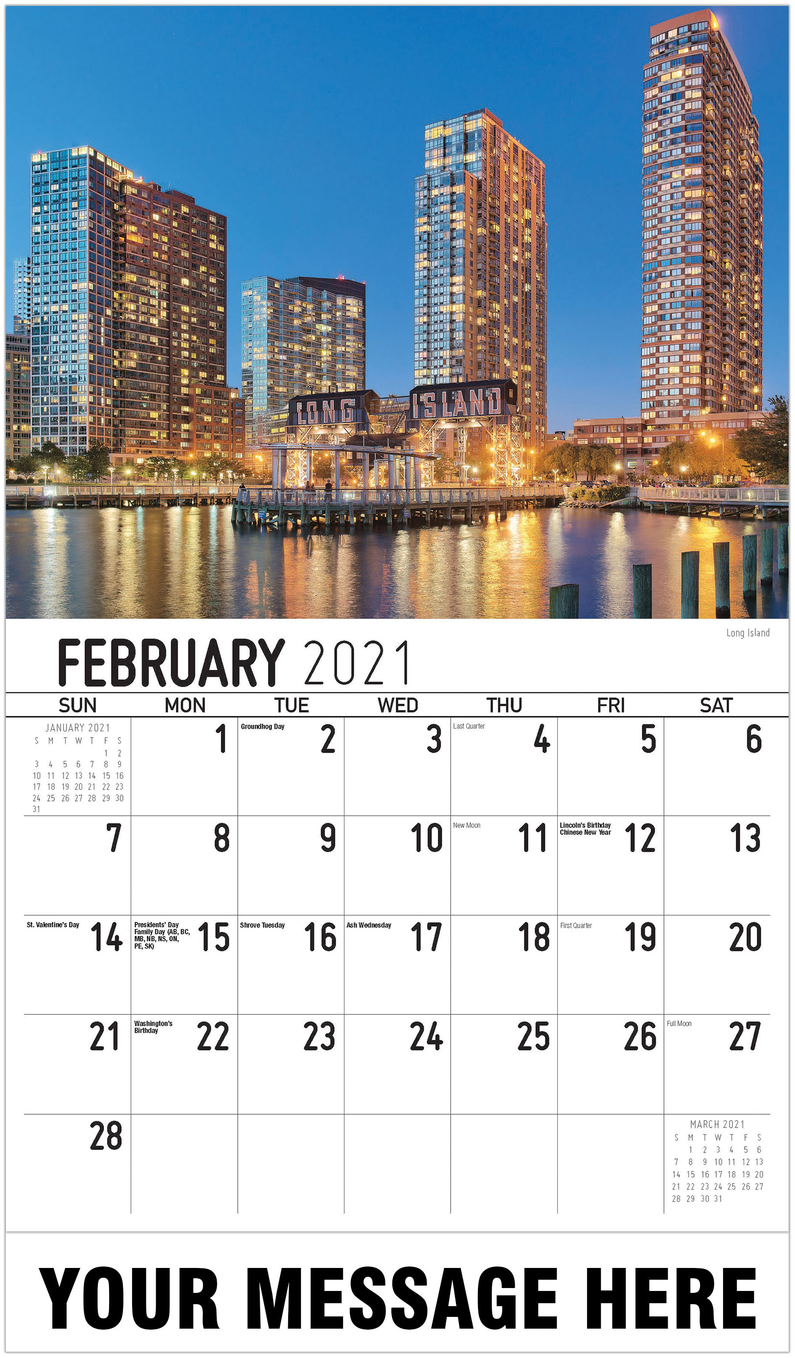 2021 Advertising Calendar | New York State Scenic Calendar