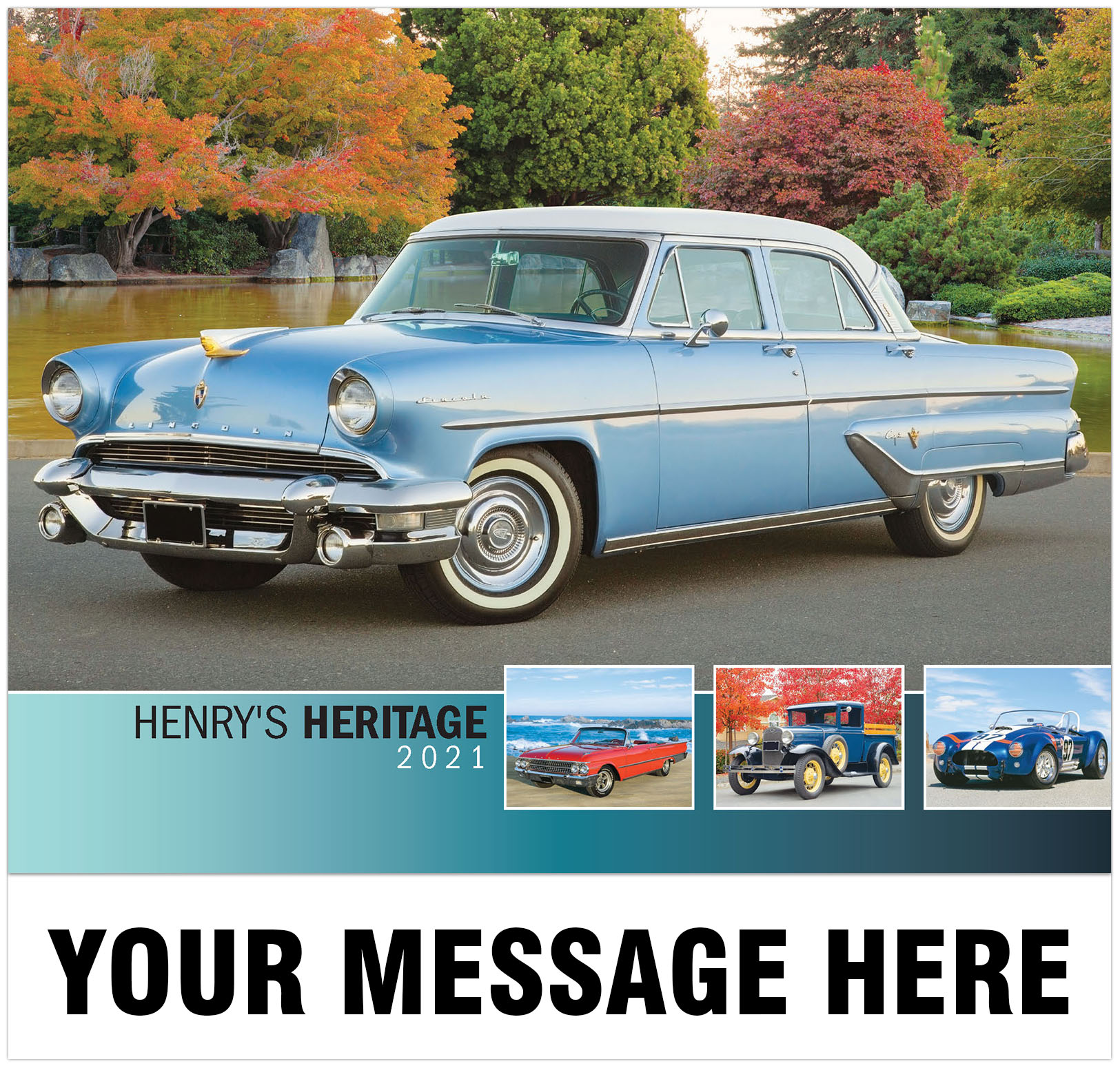 Ford Classic Cars Wall Calendar | 2021 Business Promotional calendar