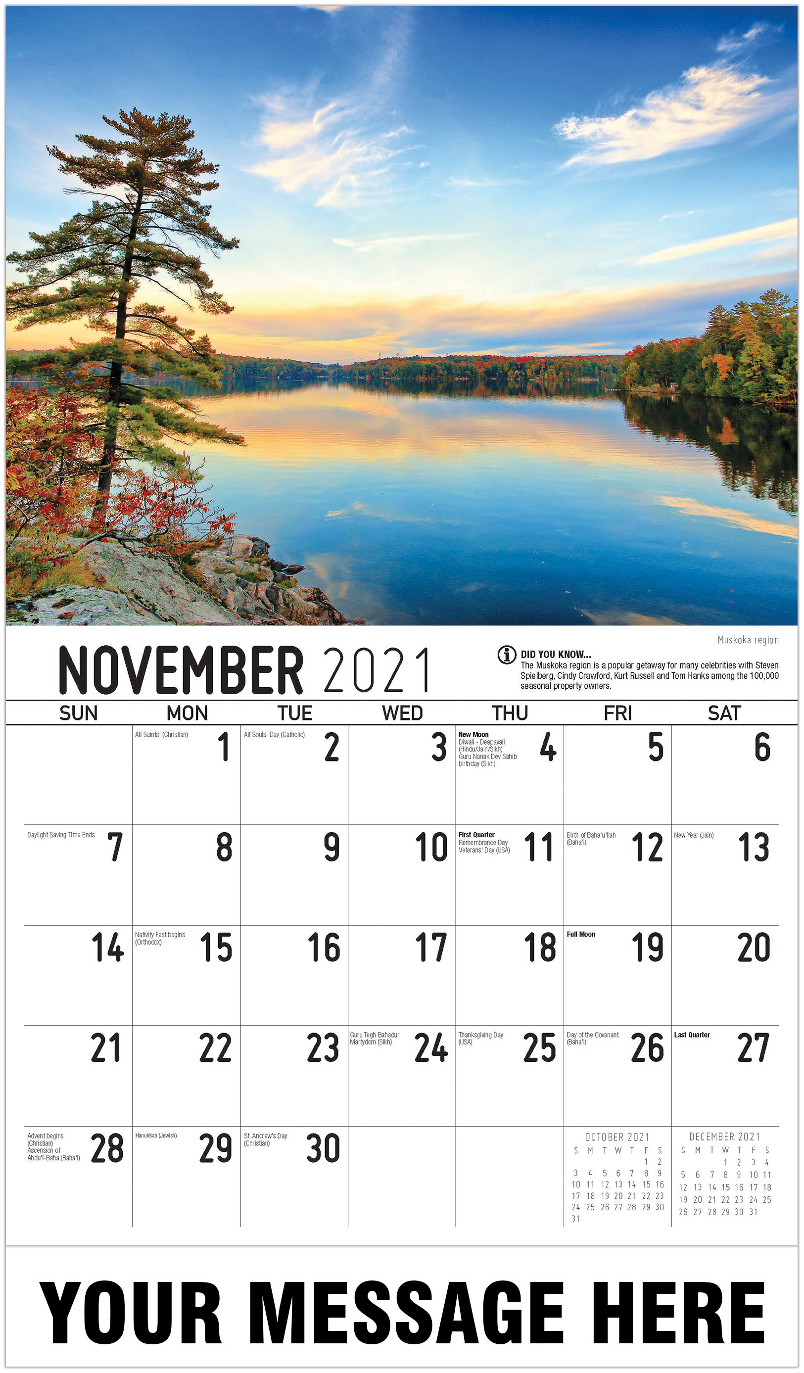 Scenes of Ontario Calendar | 2021 Promotional Calendar