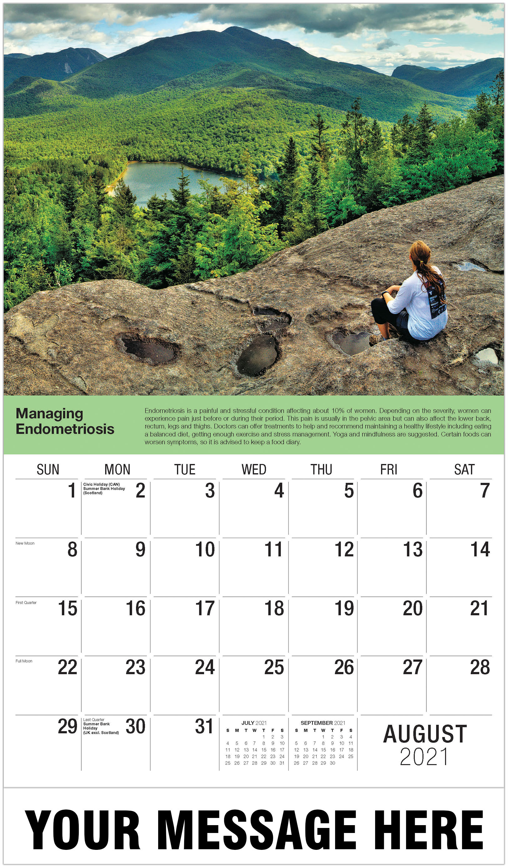 Health and Wellness Tips 2021 Promotional Calendar ...
