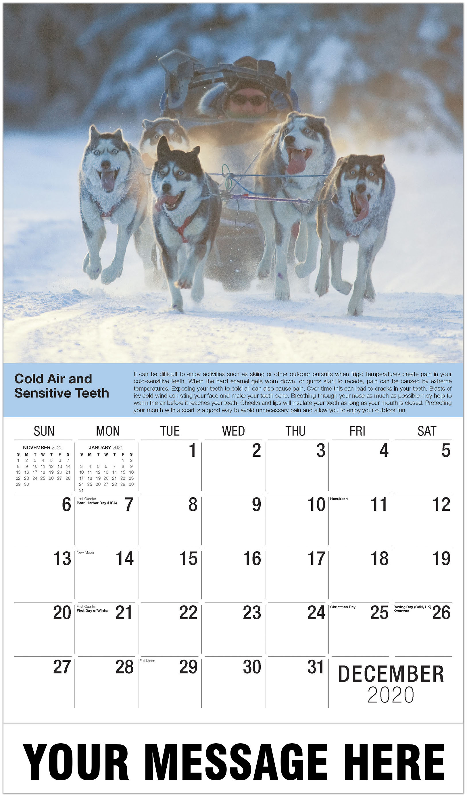 Health and Wellness Tips 2021 Promotional Calendar ...
