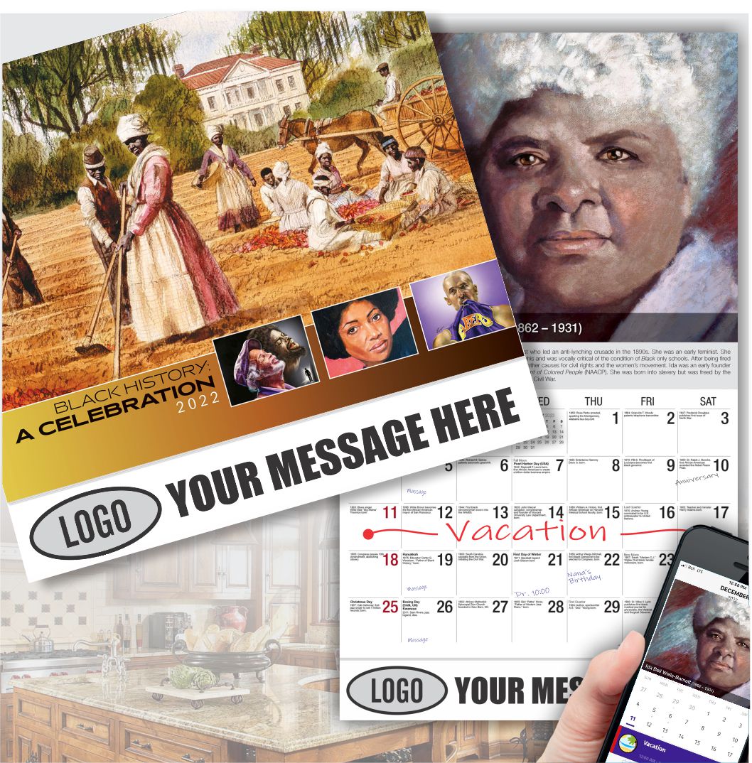 Black History Calendar 2023 Black History 2022 Promotional Advertising Calendar low as 65¢