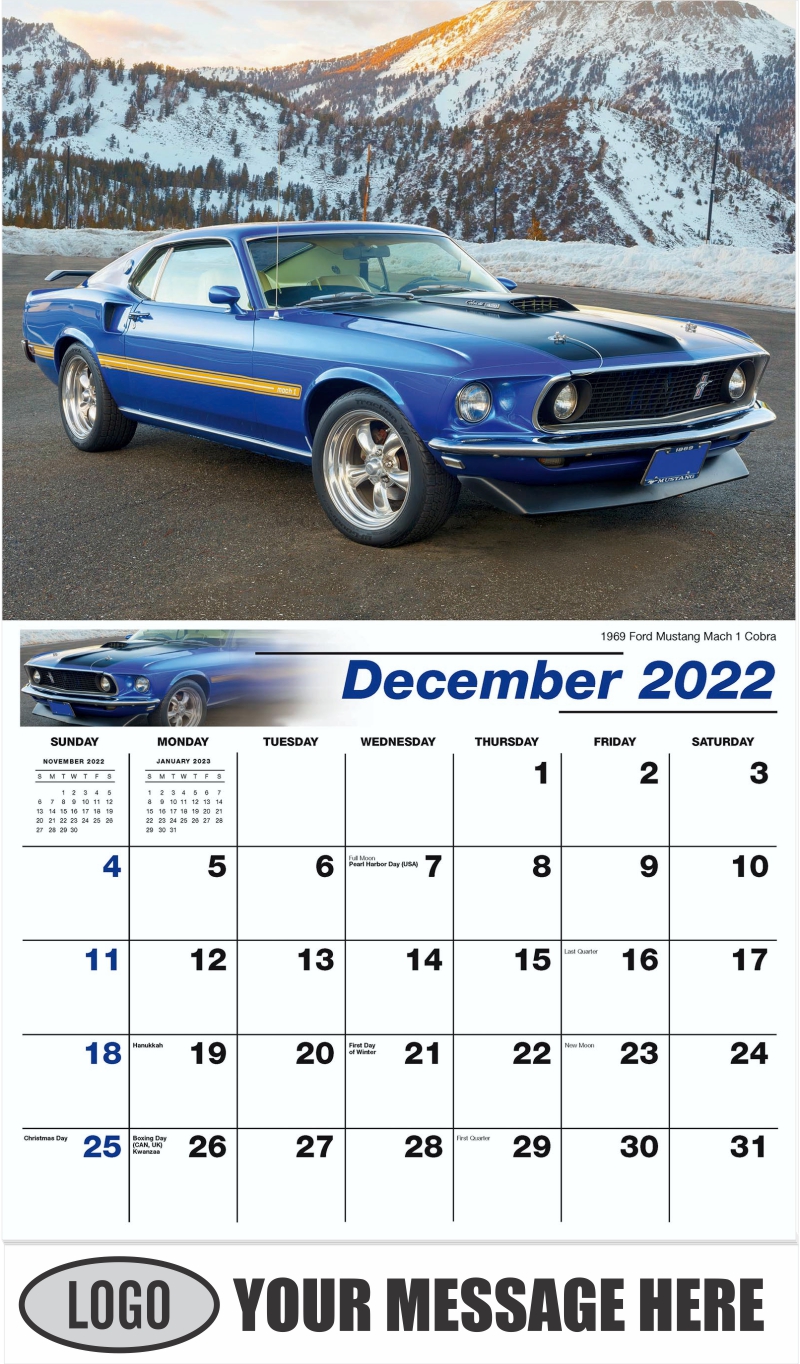 Ford Cars Wall Calendar 2022 Business Promotion low as 65¢