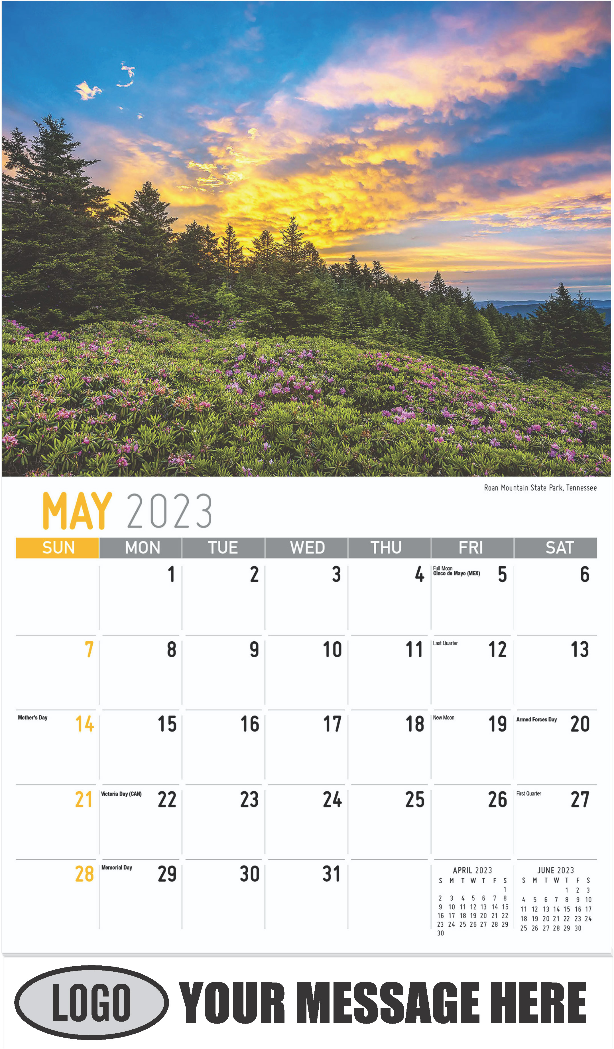 2023 Southeast USA Scenic Calendar | low as 65¢ Business Promotion