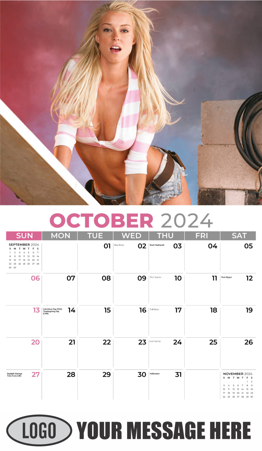 2024 Promotional Calendar Building Babes low as 65¢