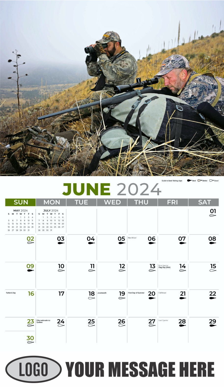 Hunting And Fishing Calendar 2024 Conny Robina