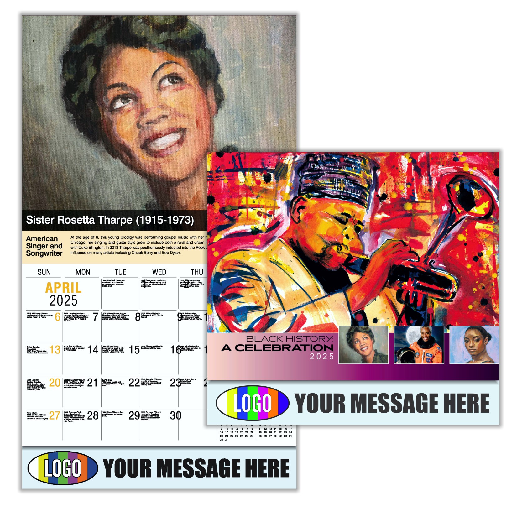 Black History 2024 Business Advertising calendar