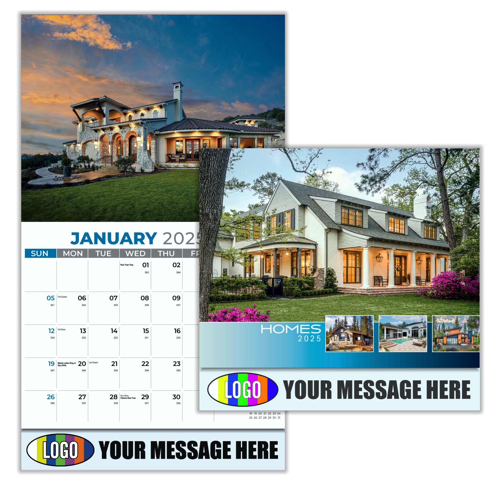 Luxury Homes 2024 Real Estate Agent Promotional Wall calendar