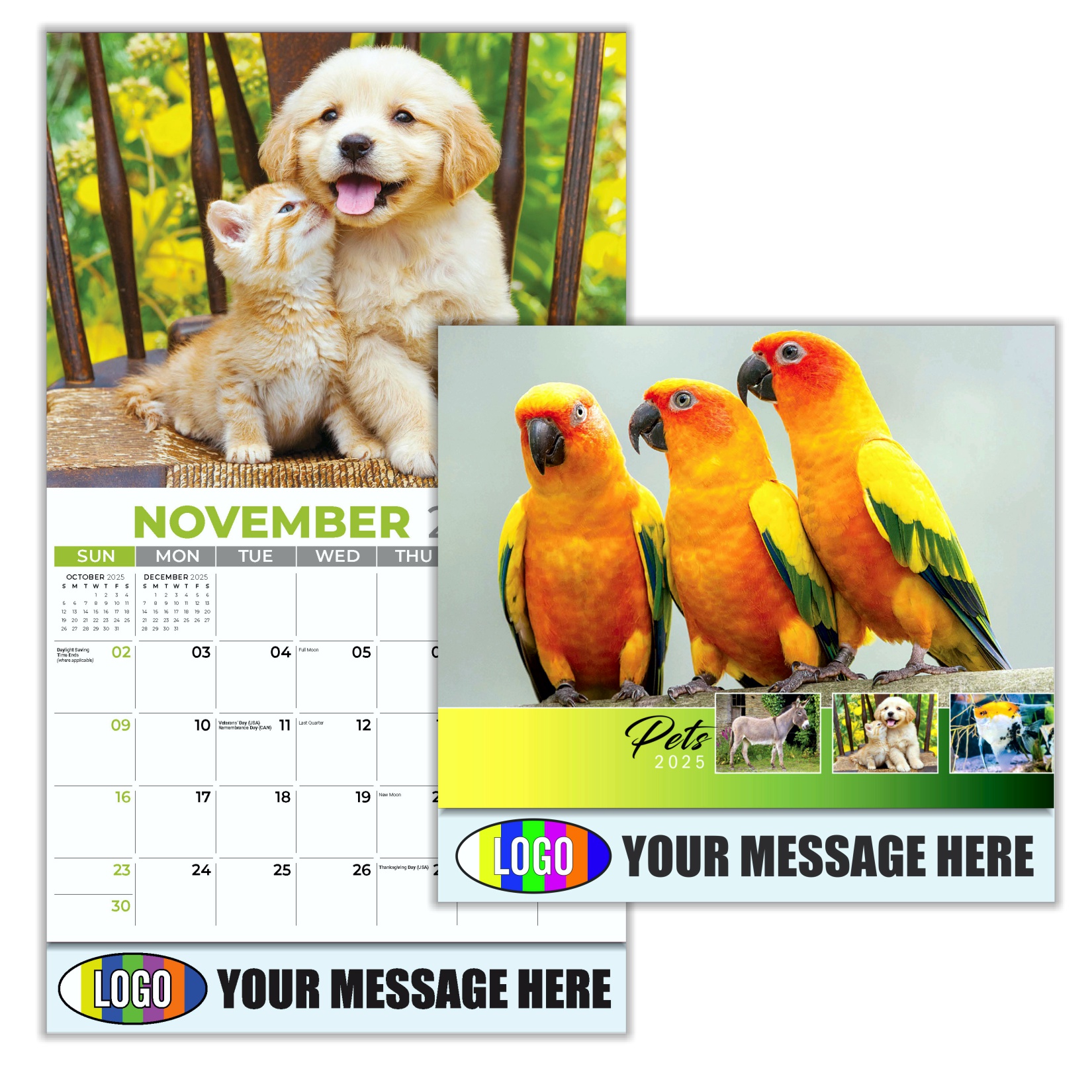 Pets 2024 Business Advertising Wall calendar