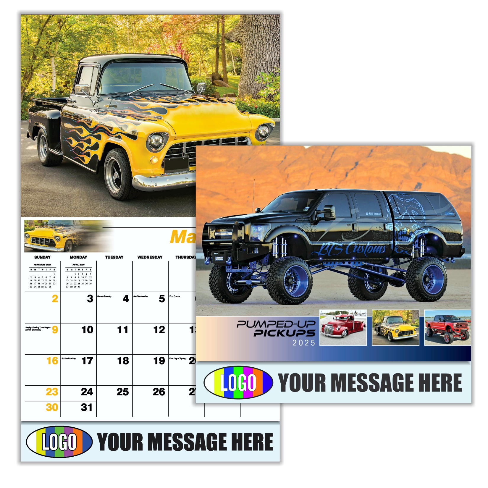 Pumped-Up Pickups 2024 Automotive Business Promo calendar