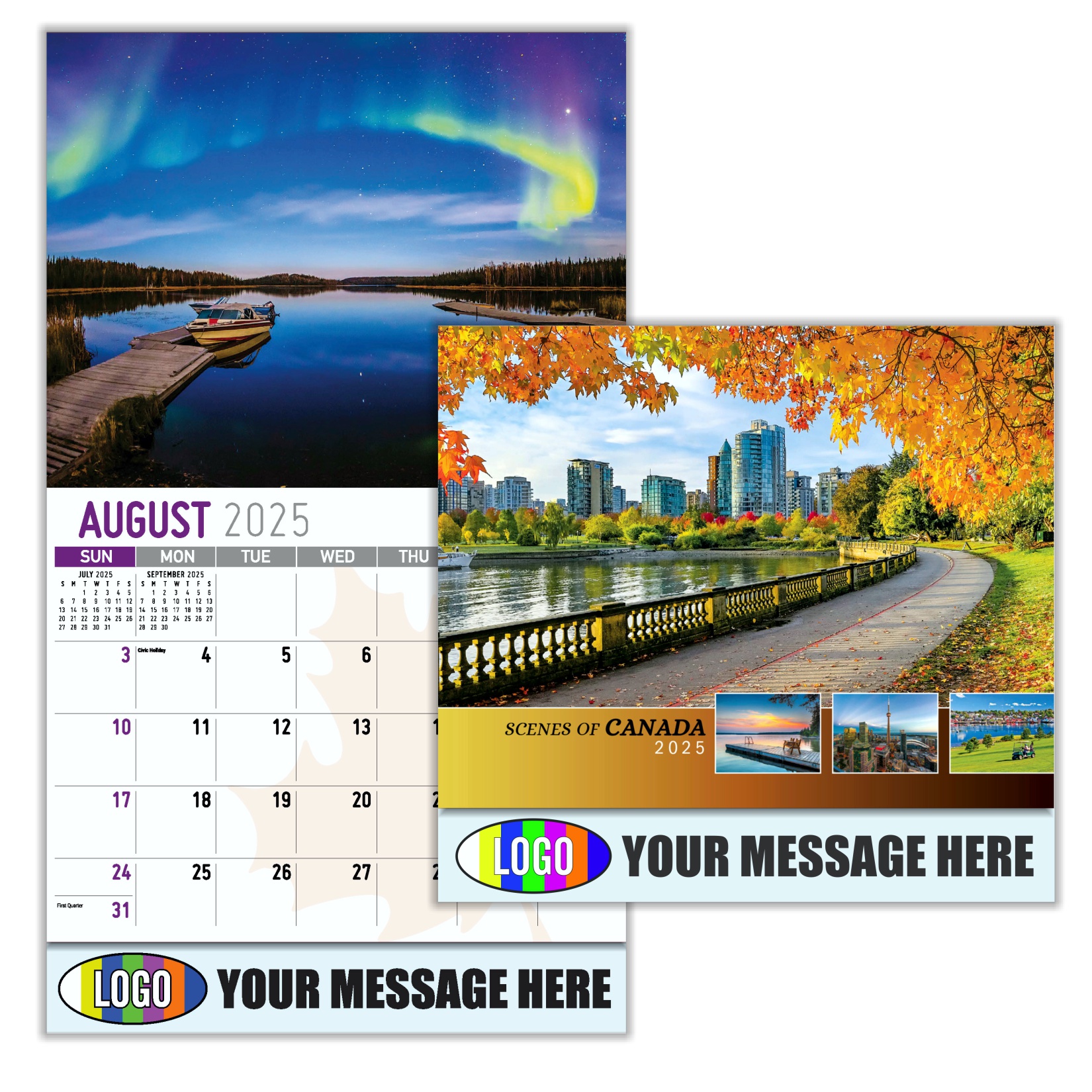 Scenes of Canada 2024 Business Promotion Wall calendar